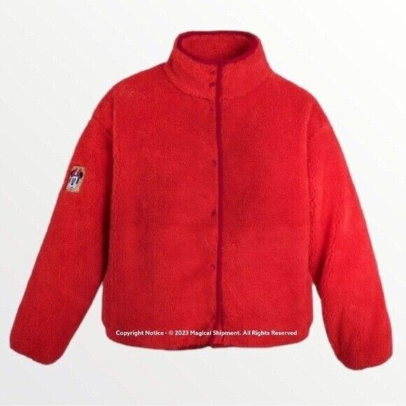 Disney Parks - Minnie Mouse Holiday Fleece Jacket for Women - Picture 1 of 3